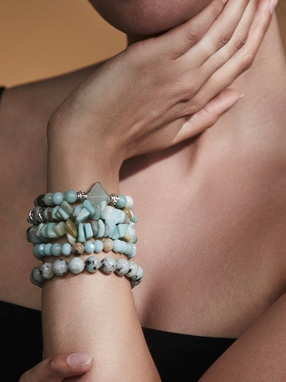 Isabella armband, ljósgrænt