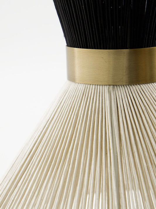 Tischleuchte HD Cord schwarz/natur