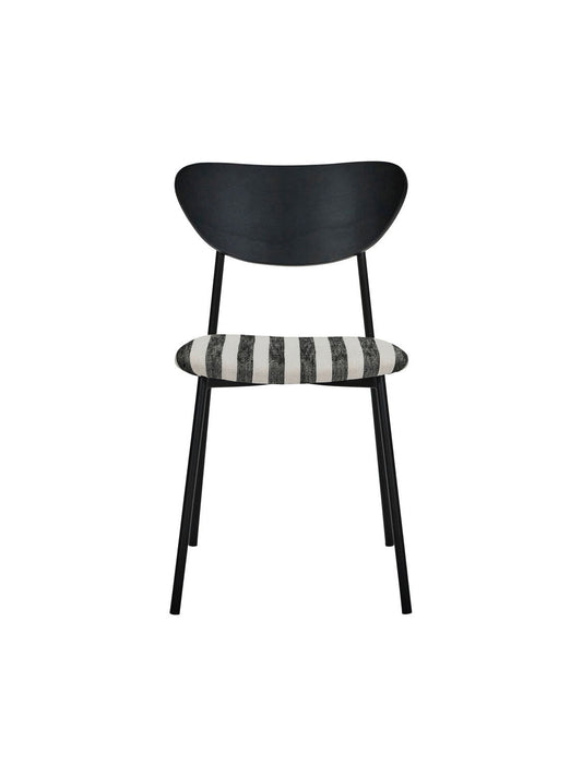 Stuhl HDMust schwarz/weiß gesteift
