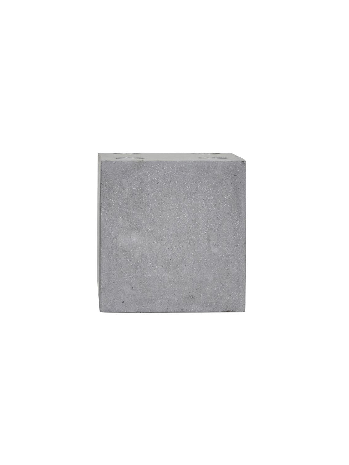 HDMarb grey square candle holder 20x20cm