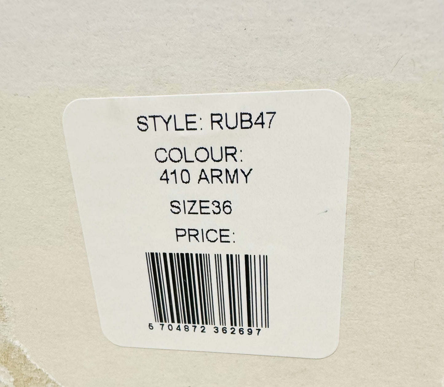Ilse Jacobsen Damen Gummistiefel hoher Absatz low RUB47 In Army Herstellernummer : Rub47 410 Army ( Letzte Stück )