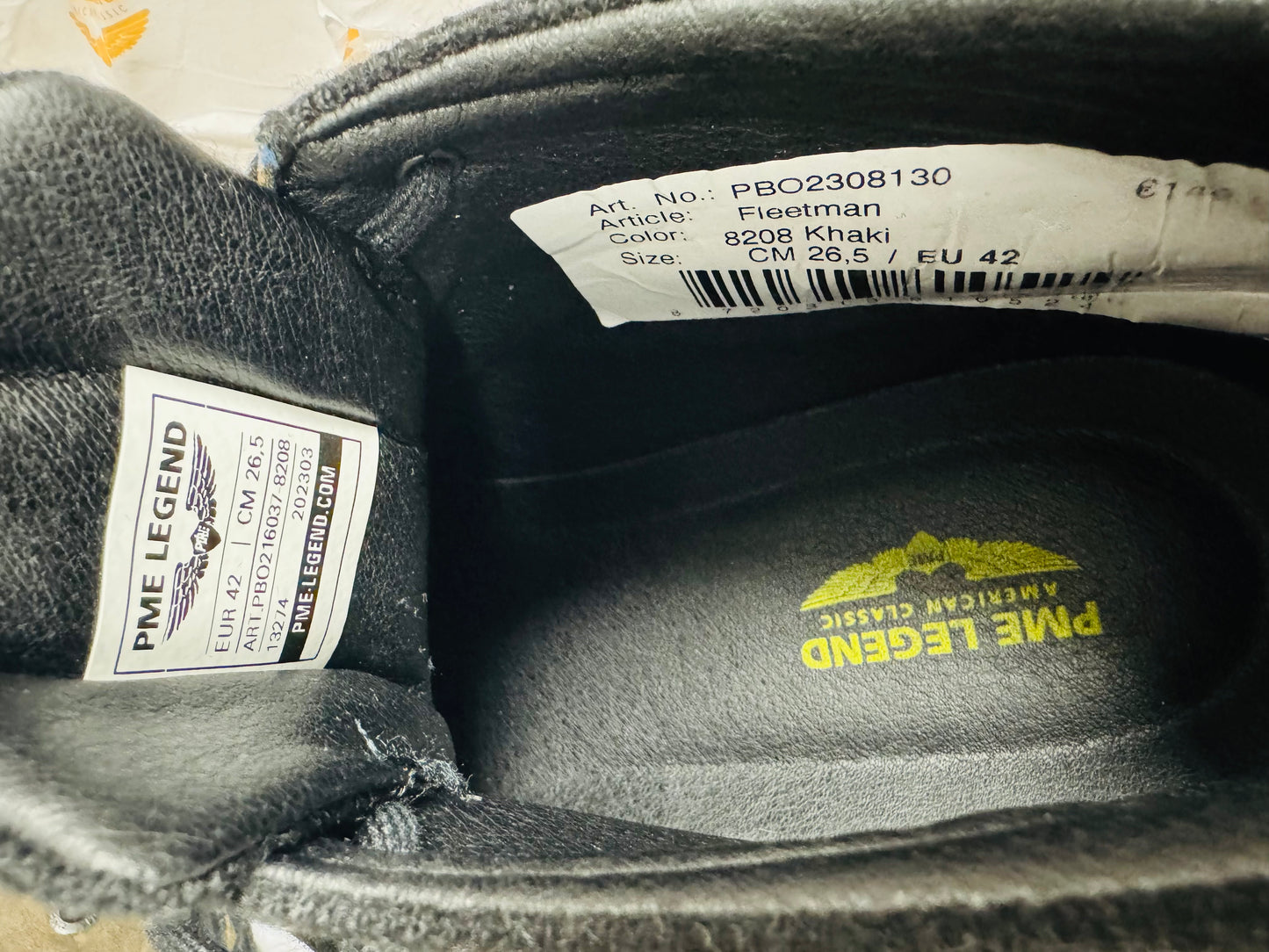 PME Legend Fleetman Herren Boots in Khaki Herstellernummer : PBO2308130 ( Letzte Stück )