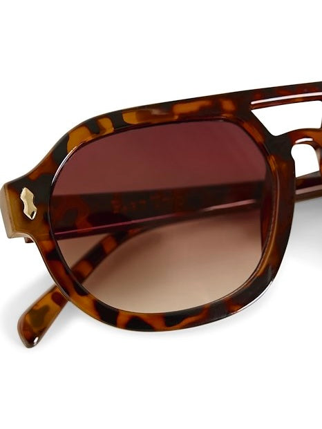 Anell PW horn-look sunglasses