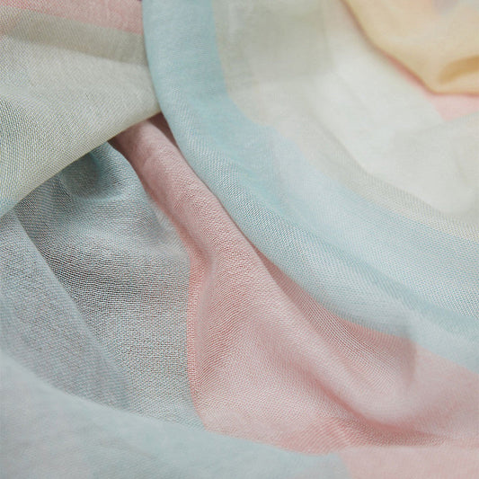 Modeschal Mia pastell mix