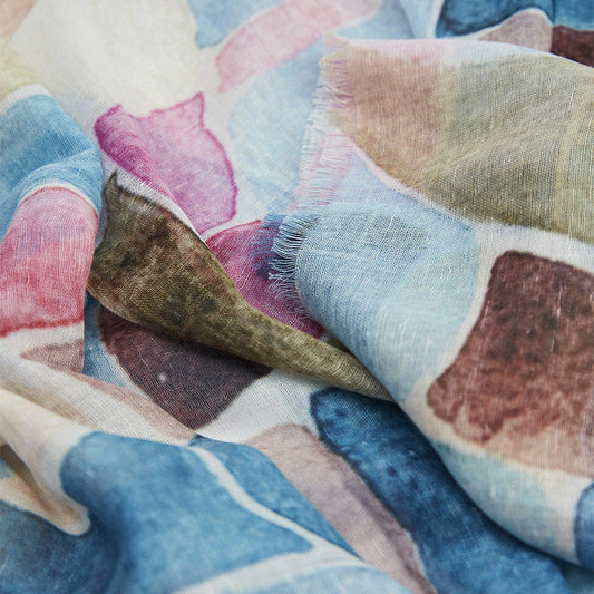 Modeschal Ava blau mix