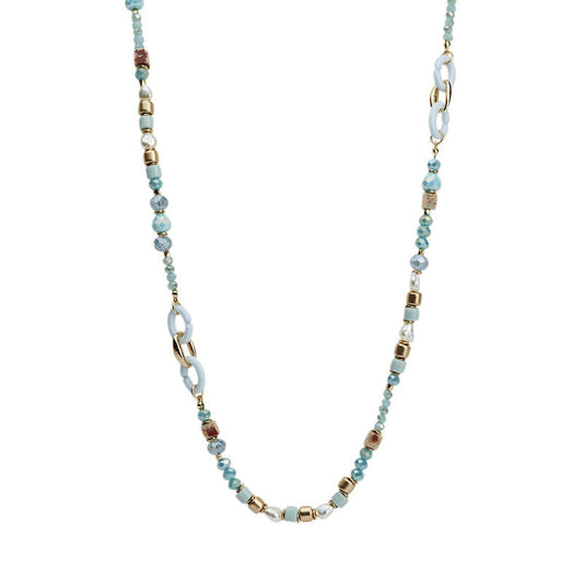 Halskette Gaby aqua