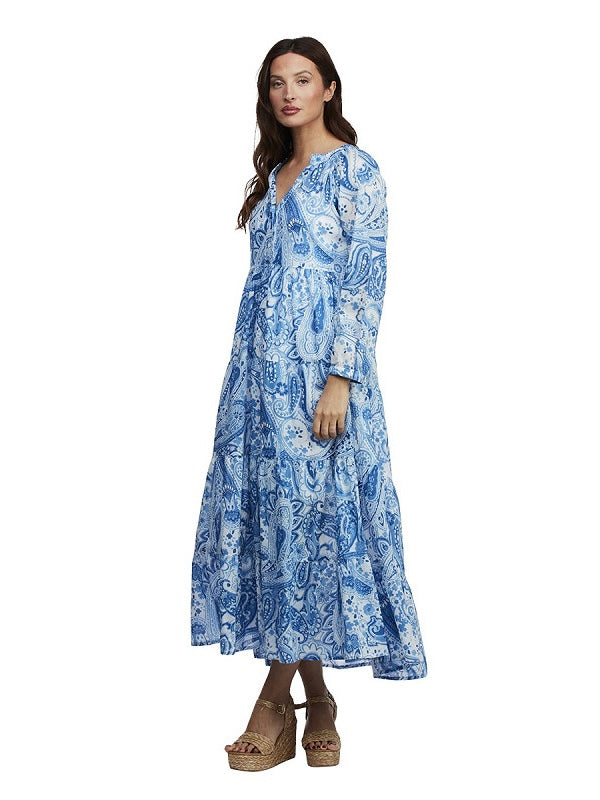 Sommerkleid Lovisa azurblau