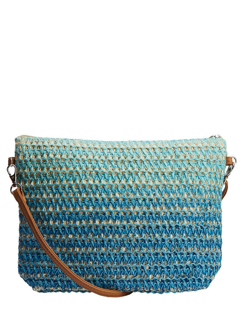 Umhängetasche Emilia blau/grün