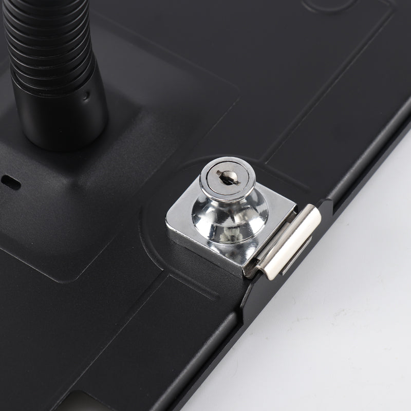 SYSTEM-S læsanlegur borðstandur fyrir iPad 7 8 9 10,2" (2019 2020 2021) A2270 A2428 A2429 A2430 A2197 A2200 A2198 A2199 A2602 A2604 A2603 A2605