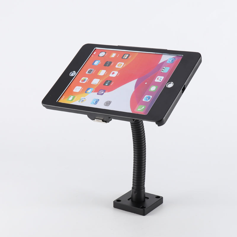 SYSTEM-S læsanlegur borðstandur fyrir iPad 7 8 9 10,2" (2019 2020 2021) A2270 A2428 A2429 A2430 A2197 A2200 A2198 A2199 A2602 A2604 A2603 A2605