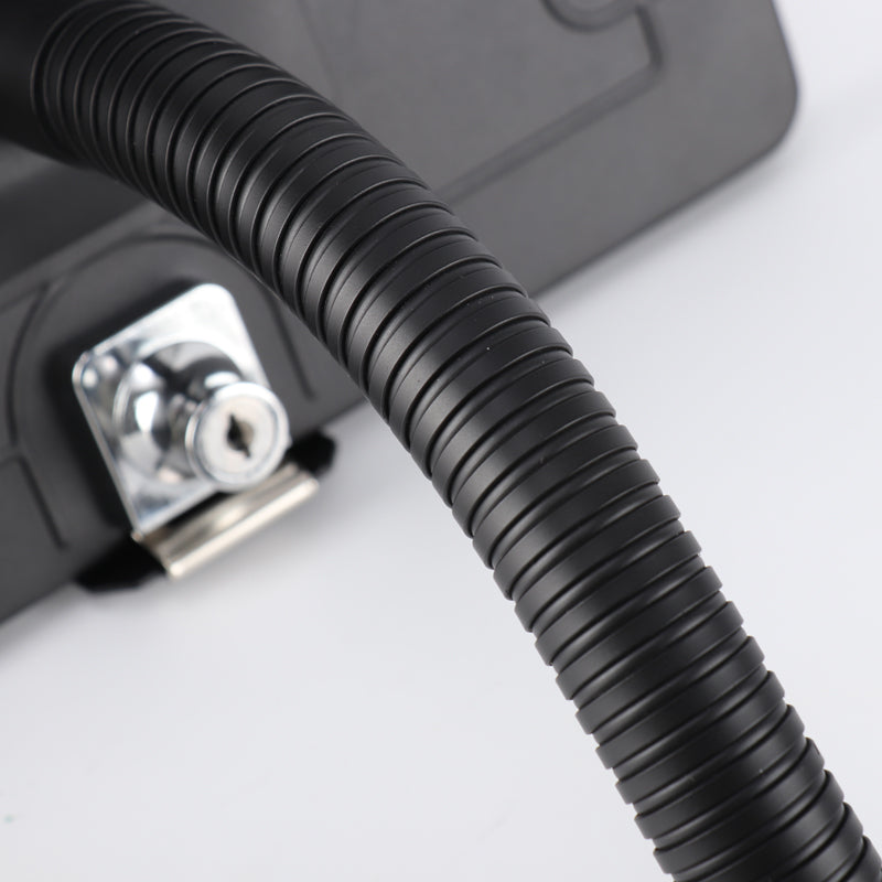 SYSTEM-S læsanlegur borðstandur fyrir iPad 7 8 9 10,2" (2019 2020 2021) A2270 A2428 A2429 A2430 A2197 A2200 A2198 A2199 A2602 A2604 A2603 A2605