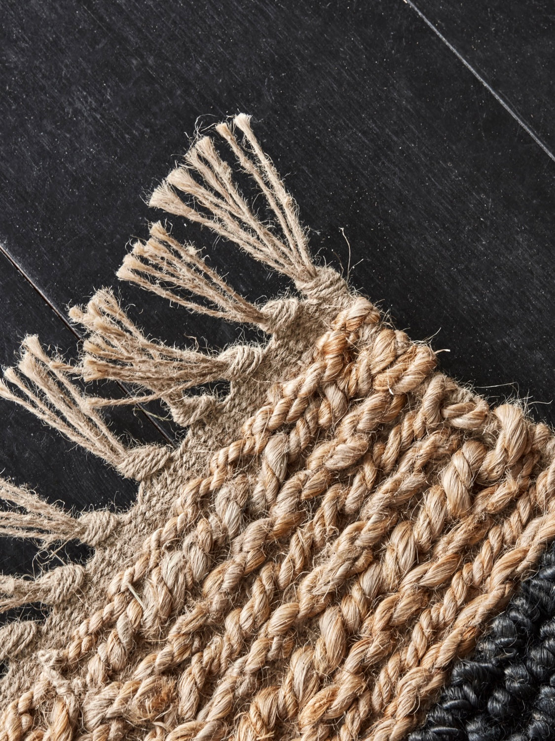 Strukturteppich HDRimi natur/schwarz