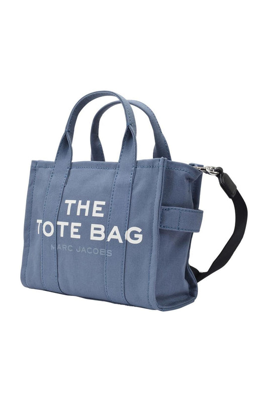The Small Tote Tasche aus blauem Canvas