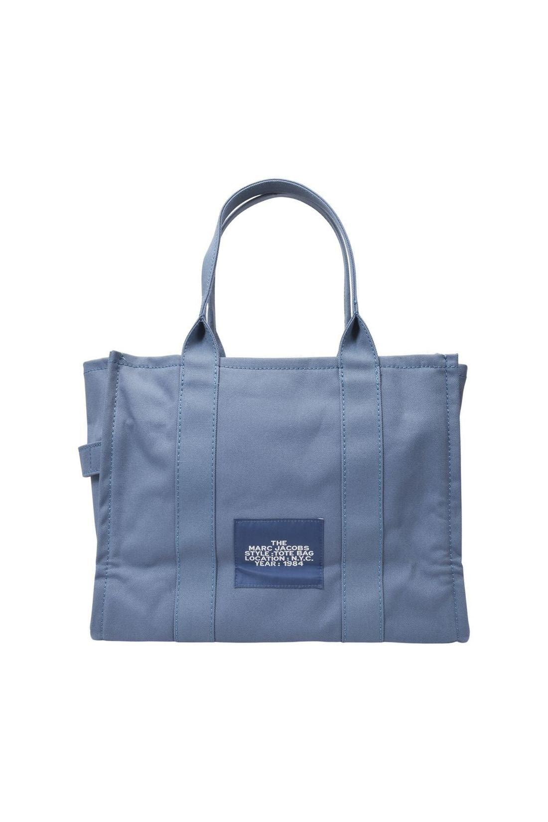 The Large Tote Bag in blauem Canvas