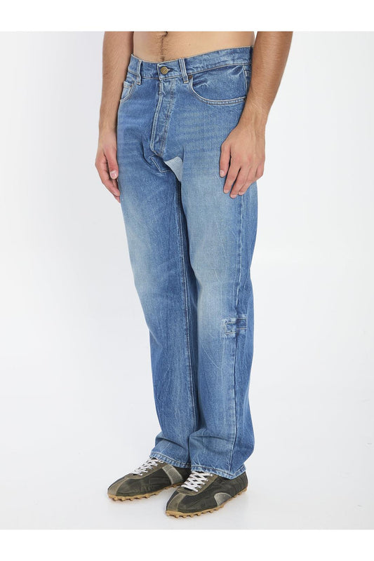 Jeans with patch
