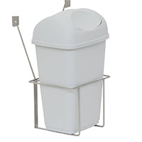 Novocal Kunststoffabfallbehälter Inhalt: 15 Liter mit Deckel Farbe: Grau und Edels | Packung (1 Stück)