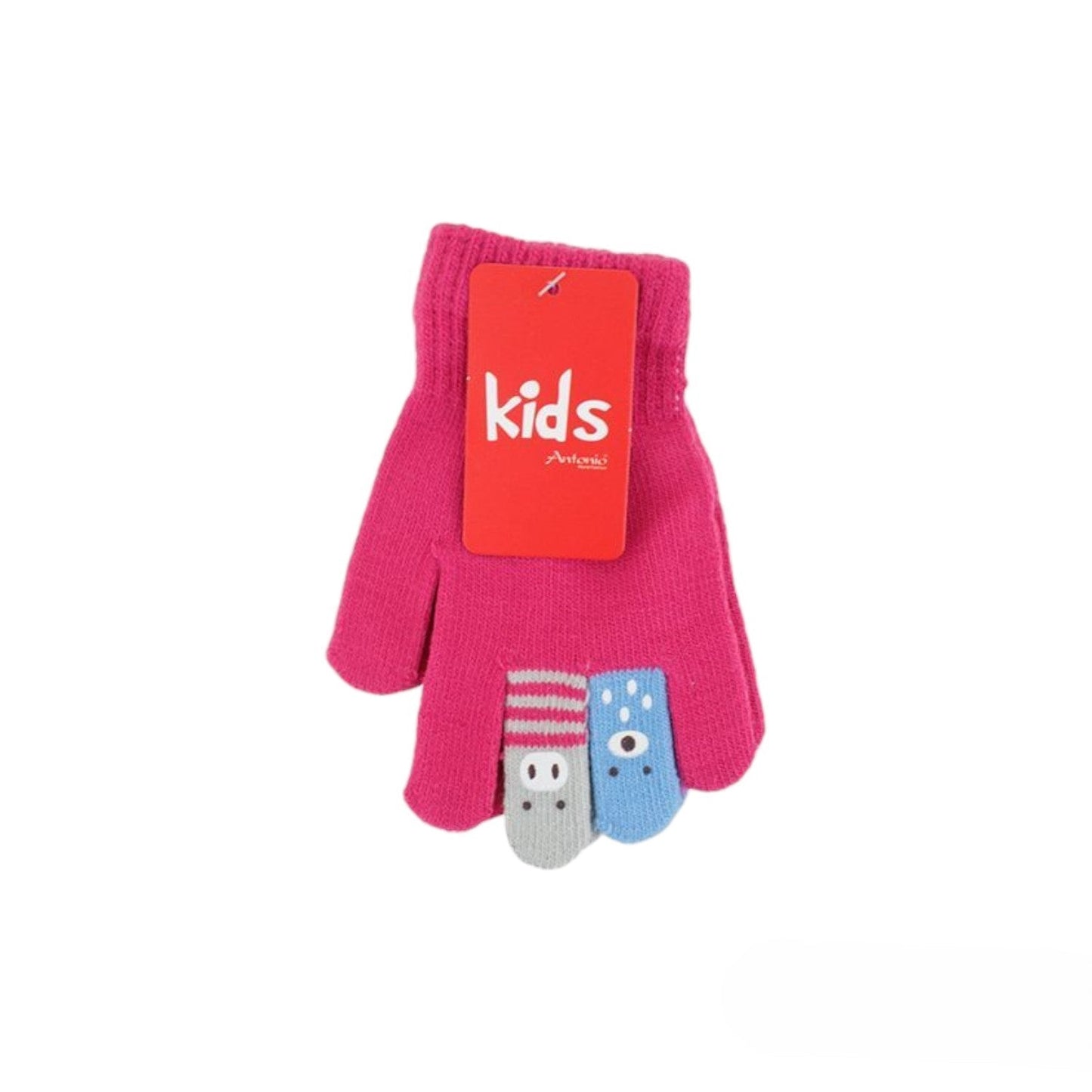 Kinder Winter Handschuhe » Kinderhandschuhe mit Tier Fingern » Fingerhandschuhe » teilweise mit Teddyfutter