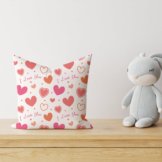 "I love you" premium decorative pillow