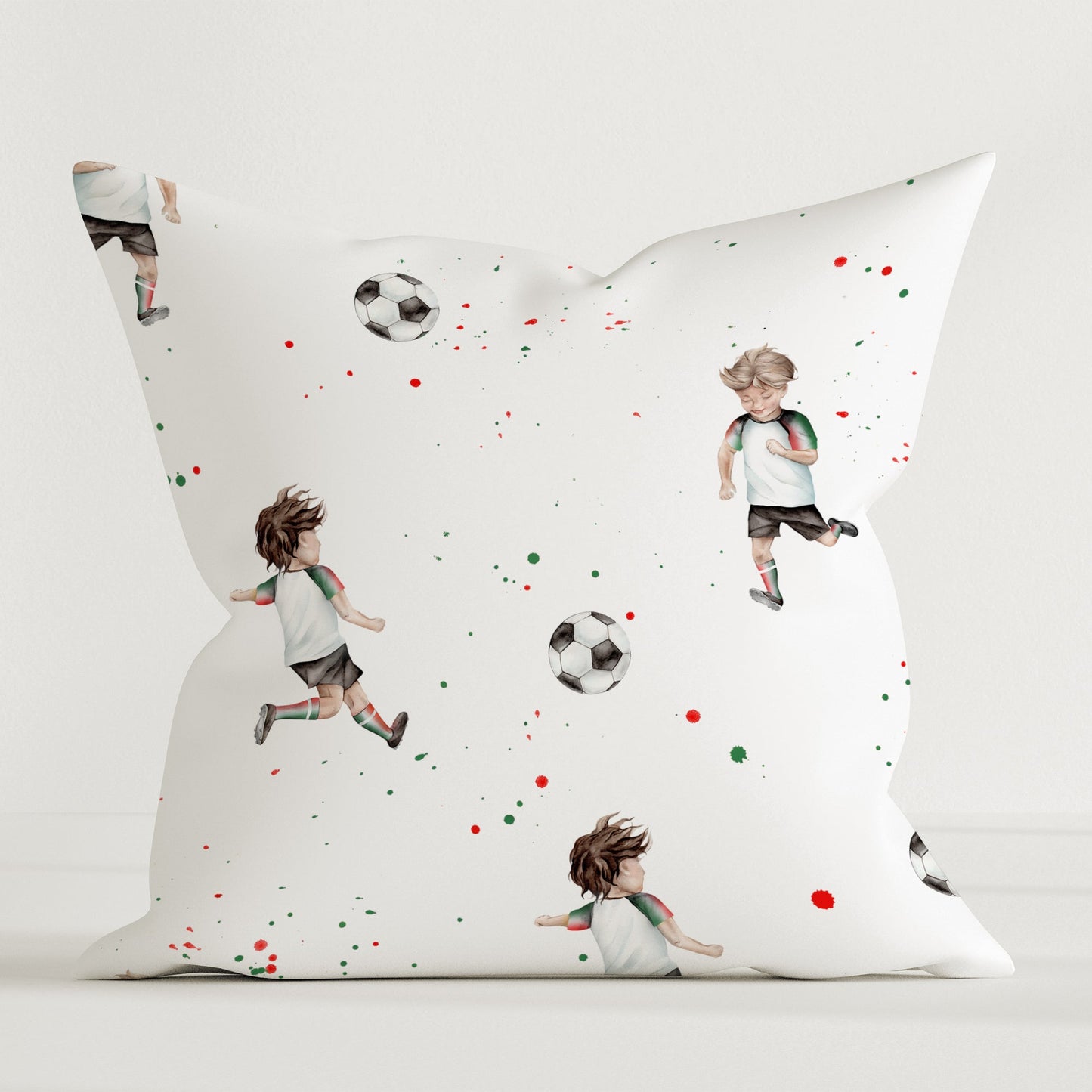 "Fussball" Premium Kinder Dekokissen