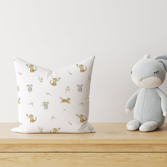 "Koala & Tiger" Premium Decorative Cushion