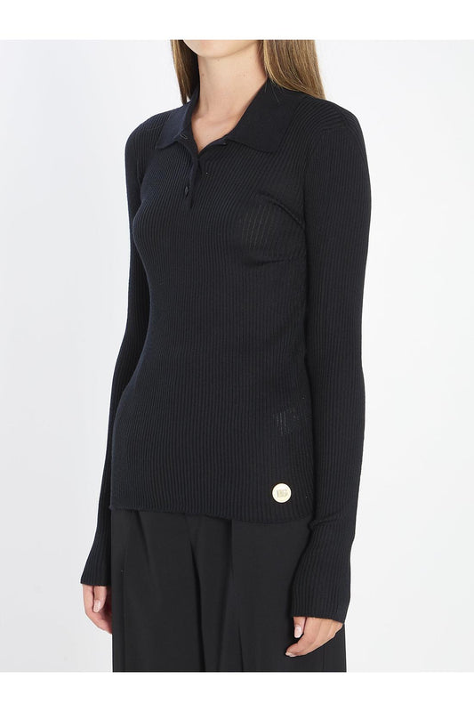 Long-sleeve polo shirt