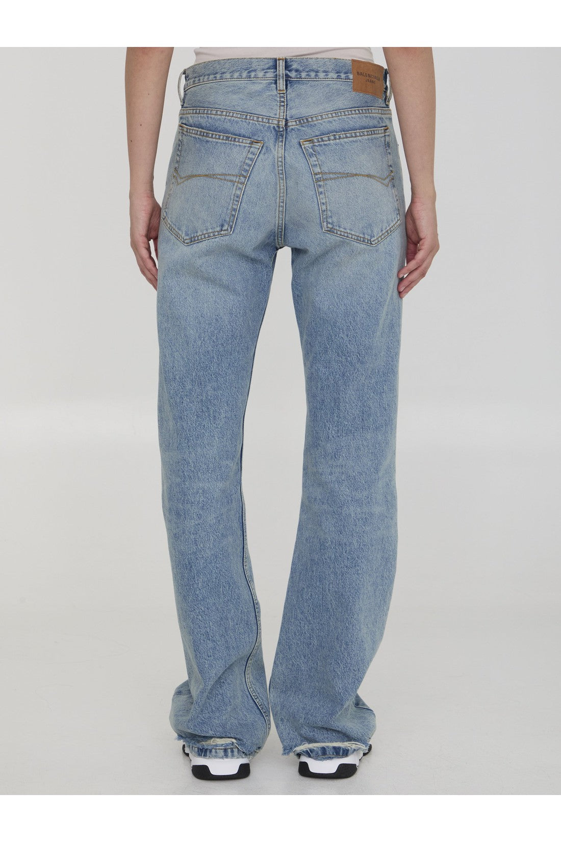 Low waist straight jeans