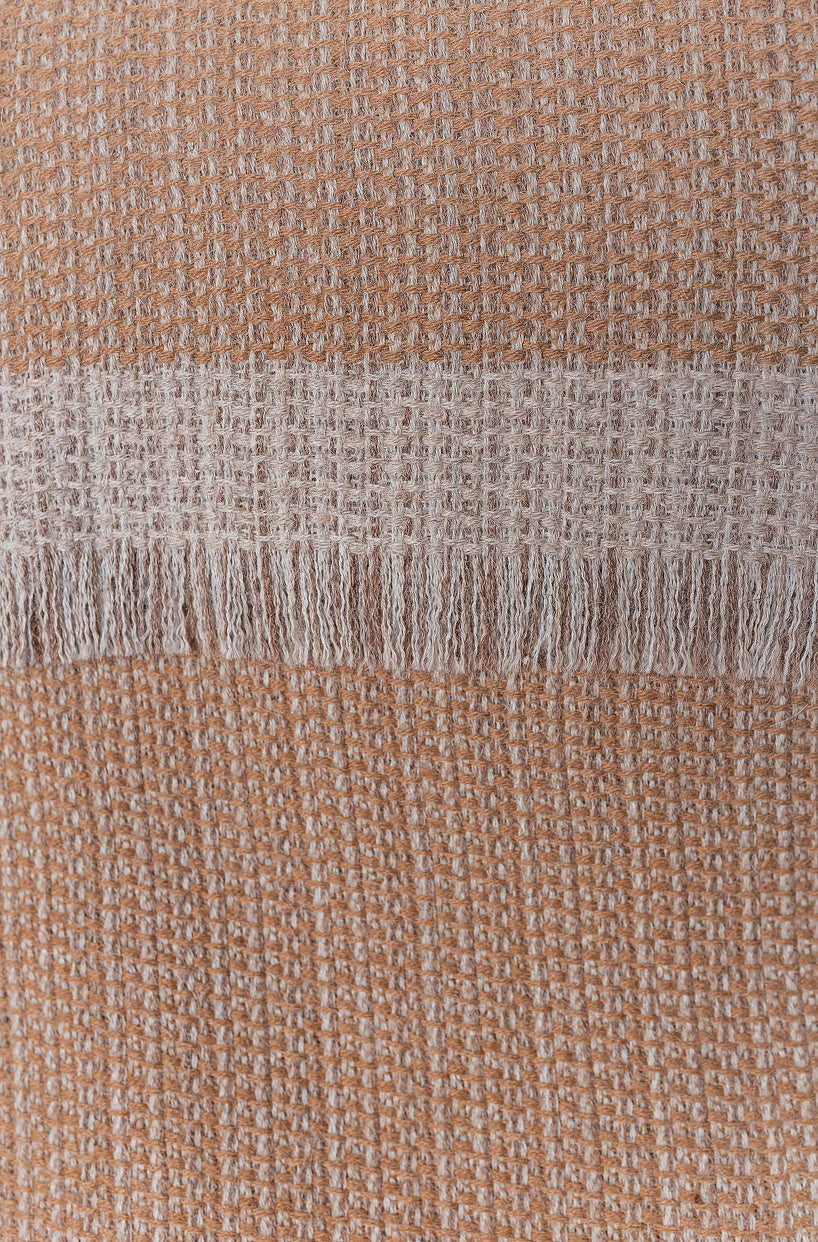 KUNA - Vivir Decke – 70 % Baby‑Alpaka & 30 % Schurwolle (Eco Line, ungefärbt)