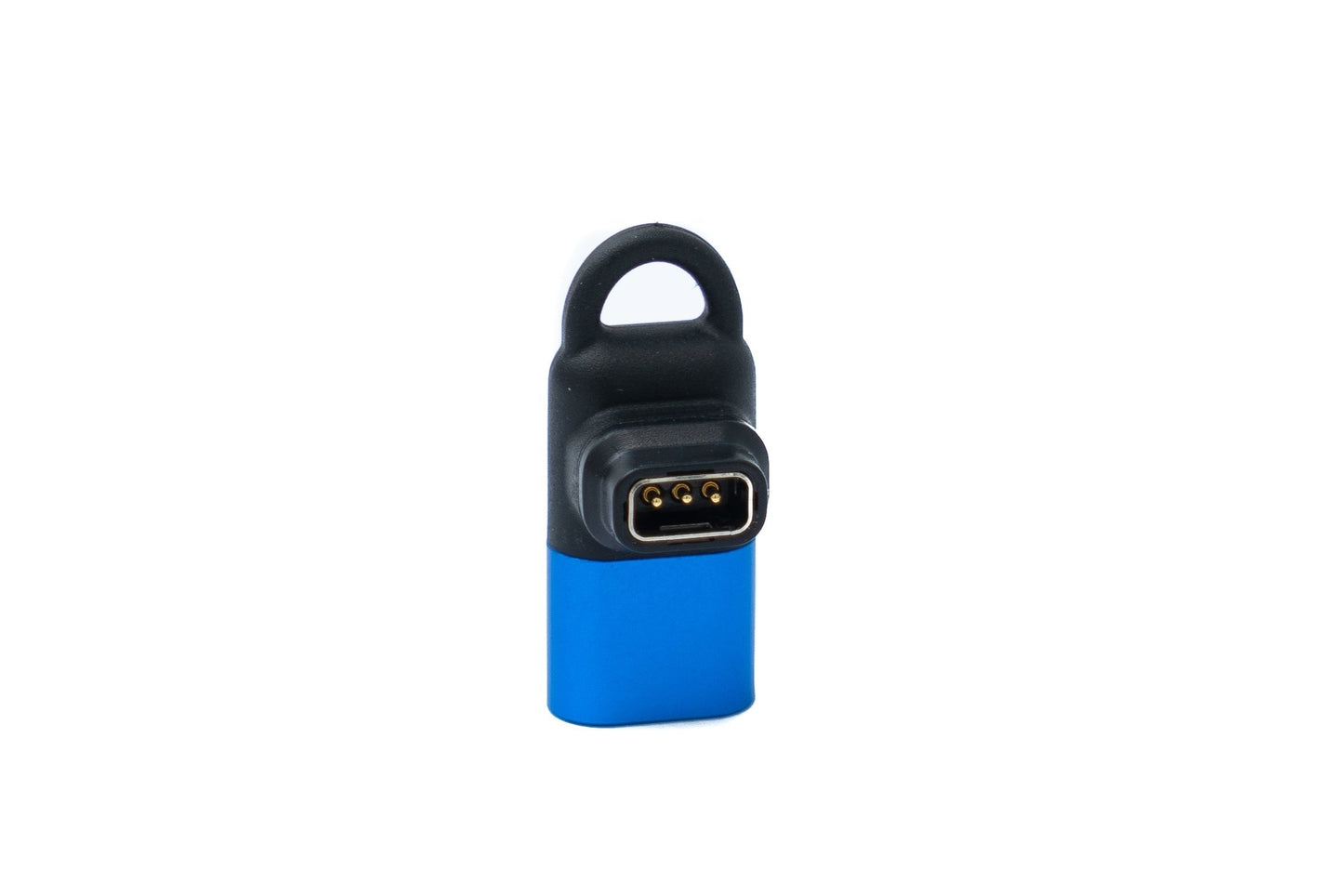 SYSTEM-S USB 3.1 hleðslusnúra fyrir Coros snjallúr í bláum og svörtum lit.