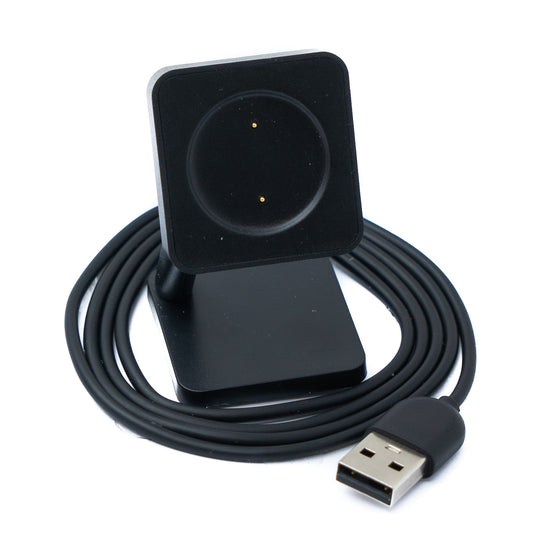 SYSTEM-S USB 2.0 snúra 100 cm hleðslustöð fyrir Xiaomi Amazfit GTR 2 GTS 2 Pop og Zepp E