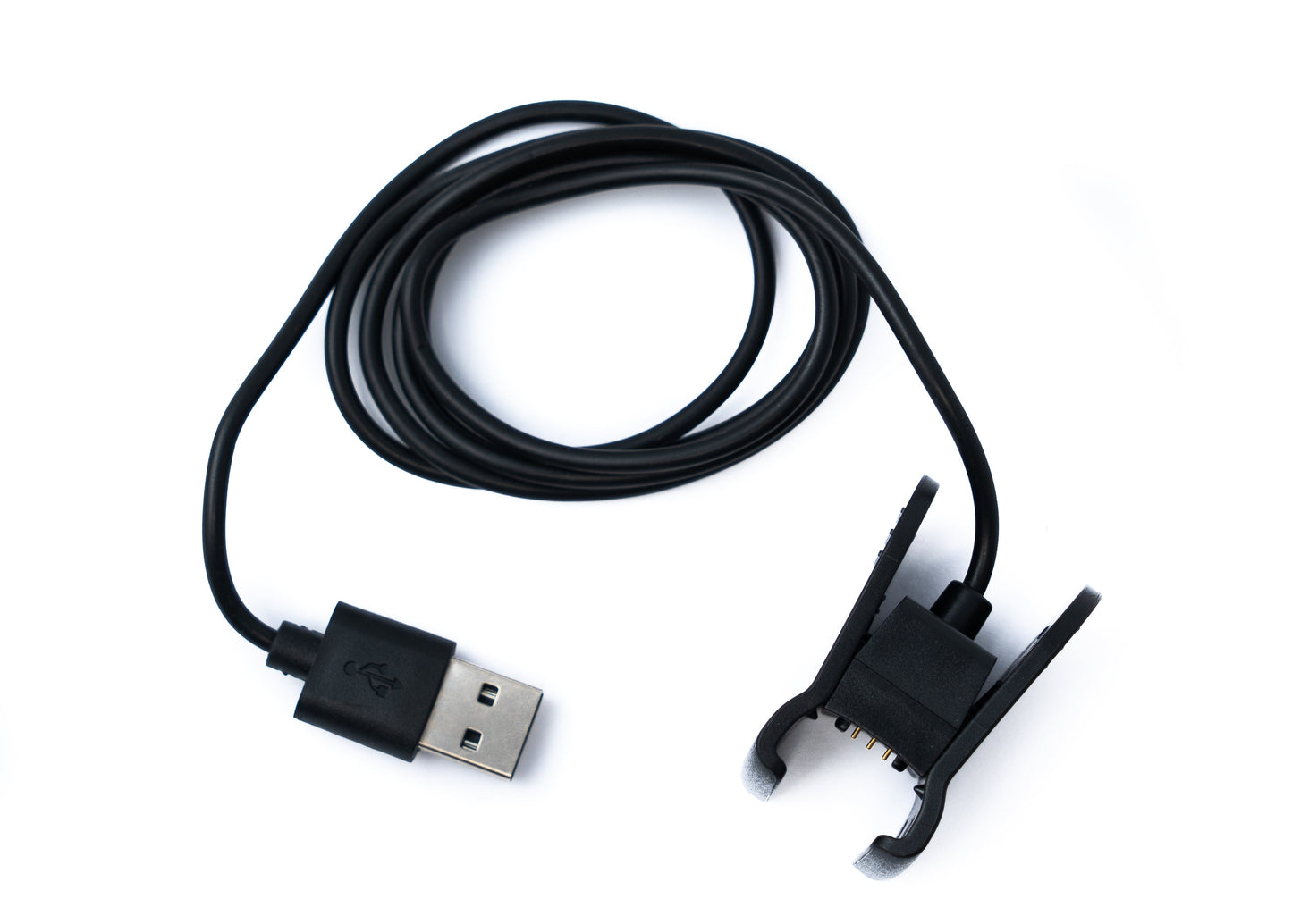 SYSTEM-S USB 2.0 snúra, 100 cm hleðslusnúra fyrir Amazon Halo View snjallúr, svört