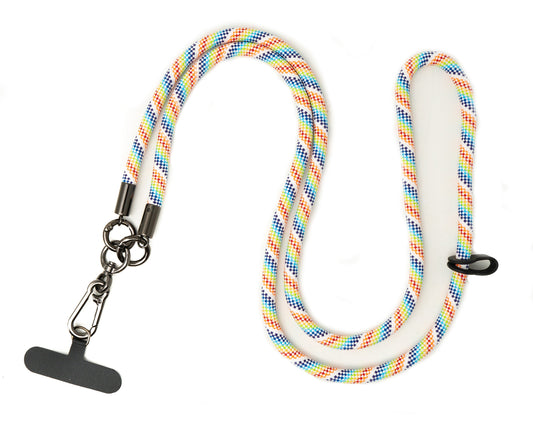 SYSTEM-S shoulder strap neck strap for smartphone case made of nylon in colorful