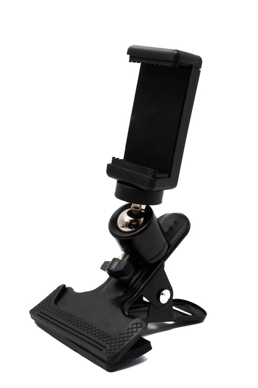 SYSTEM-S Extra strong rubberized holder clamp for smartphones 5.5 to 7.5 cm