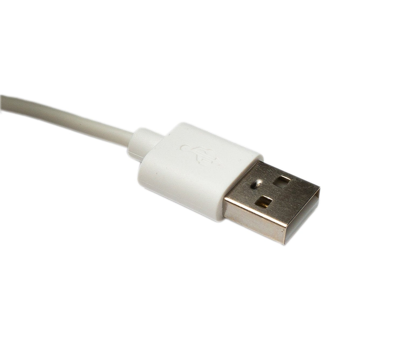 SYSTEM-S USB 2.0 Kabel 100 cm Ladekabel für Xiaomi 8 Pro Watch & Redmi Band 2 in Weiß