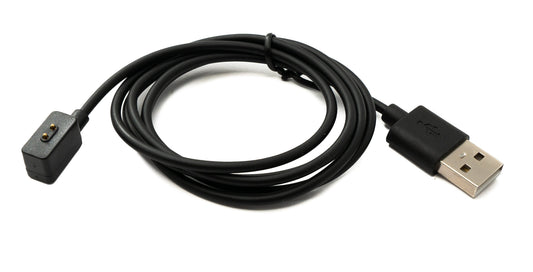 SYSTEM-S USB 2.0 snúra, 100 cm hleðslusnúra fyrir Xiaomi 8 Pro Watch & Redmi Band 2, svört