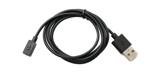 SYSTEM-S USB 2.0 snúra, 100 cm hleðslusnúra fyrir Xiaomi 8 Pro Watch & Redmi Band 2, svört