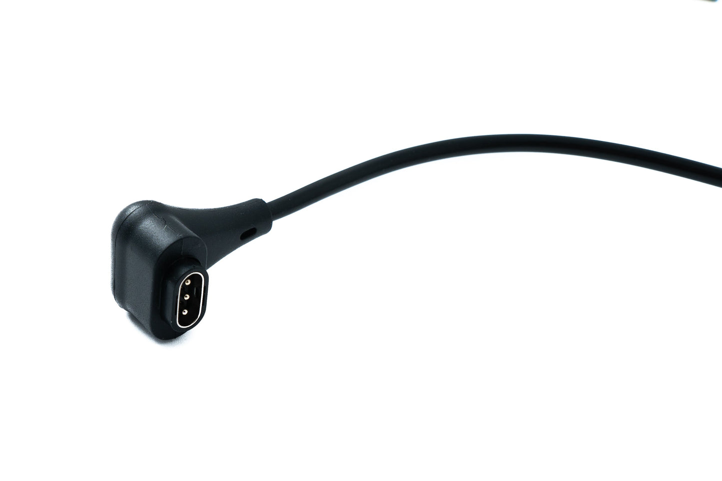 SYSTEM-S USB 2.0 snúra, 100 cm hleðslusnúra fyrir Casio GBD H1000 snjallúr