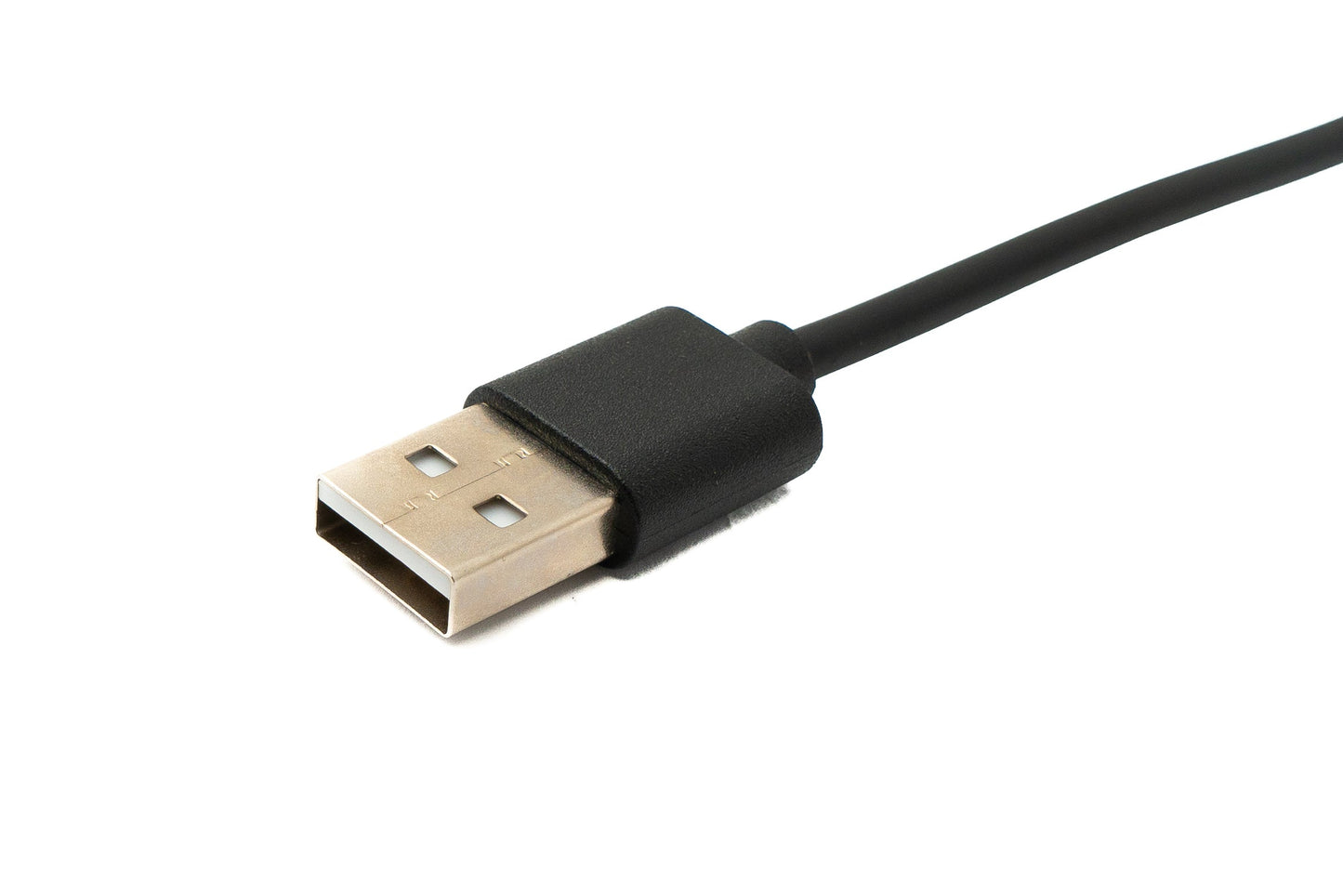 SYSTEM-S USB 2.0 Kabel 100 cm Ladekabel Klemme für Garmin Descent MK3 MK3i Smartwatch in Schwarz