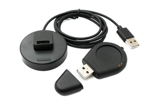SYSTEM-S USB 2.0 snúra 100 cm hleðslustöð fyrir Xiaomi S1 Pro úr, laus í svörtu