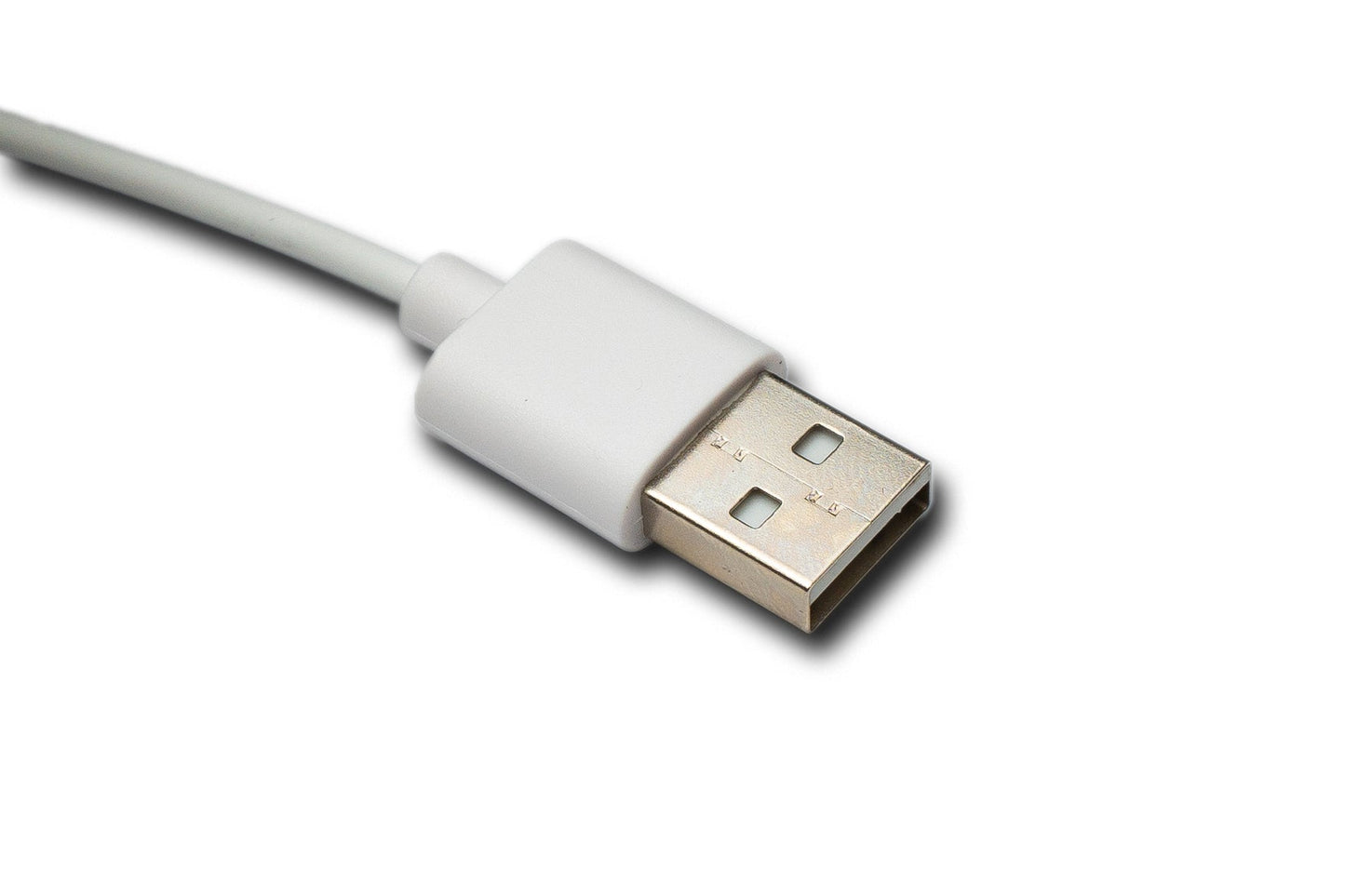SYSTEM-S USB 2.0 Kabel 100 cm Ladestation für Xiaomi Watch S3 2 Pro 2 H1 abnehmbar in Weiß