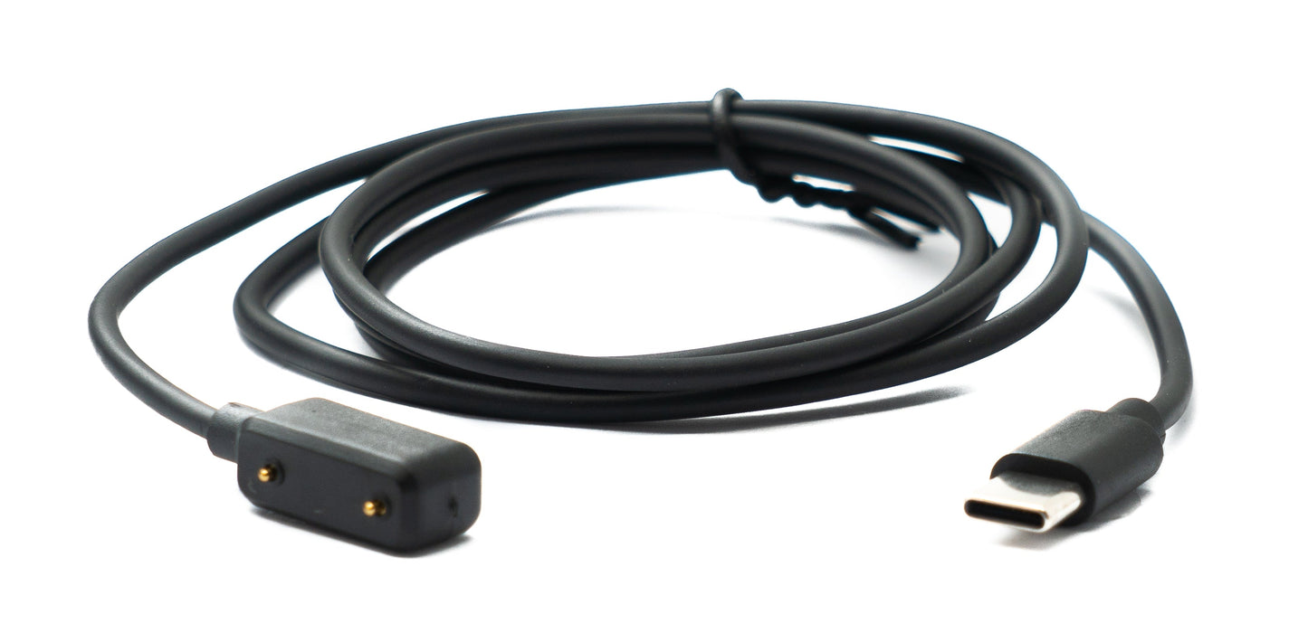SYSTEM-S USB 3.1 Kabel 100 cm Ladekabel für Galaxy Fit3 Smartwatch in Schwarz