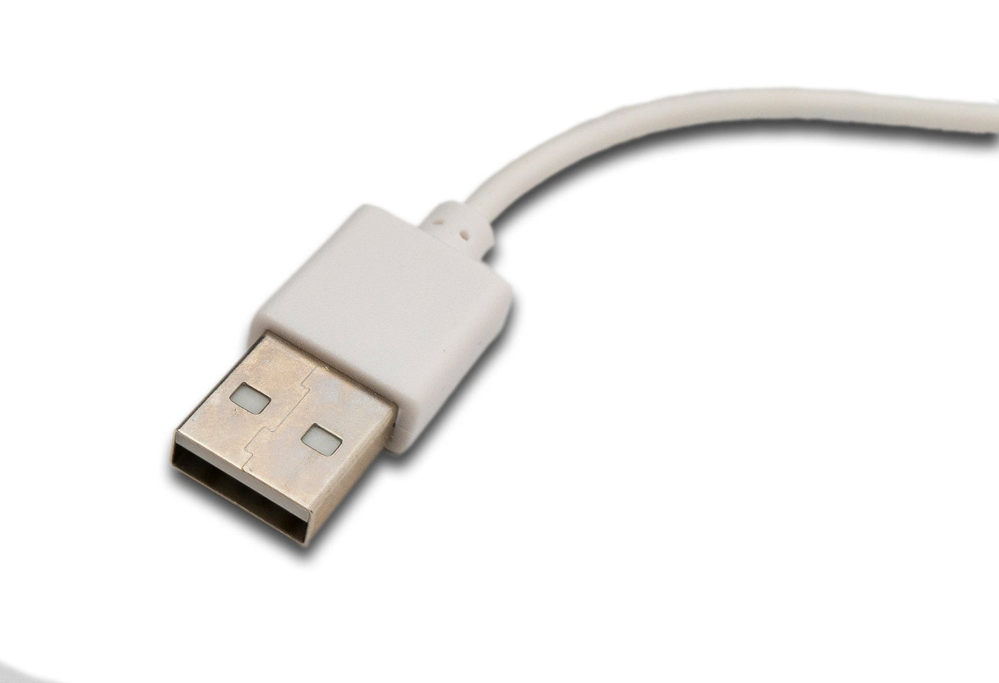 SYSTEM-S USB 2.0 þráðlaus snúra 70 cm hleðslustöð fyrir Haylou Watch R8 snjallúr þráðlaust hvítt