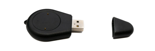 SYSTEM-S USB 2.0 millistykki fyrir hleðslustöð fyrir Honor Watch GS4 snjallúrssnúru í svörtu