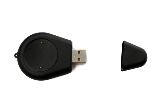 SYSTEM-S USB 2.0 millistykki fyrir hleðslustöð fyrir Honor Watch GS4 snjallúrssnúru í svörtu