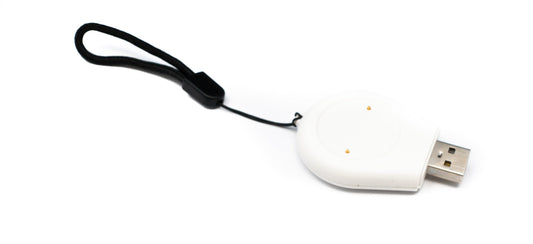 SYSTEM-S USB 2.0 millistykki fyrir hleðslustöð fyrir Honor Watch GS4 snjallúrssnúru í hvítu