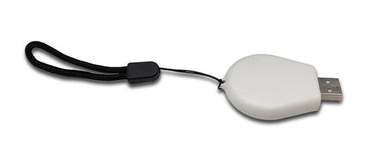 SYSTEM-S USB 2.0 millistykki fyrir hleðslustöð fyrir Honor Watch GS4 snjallúrssnúru í hvítu