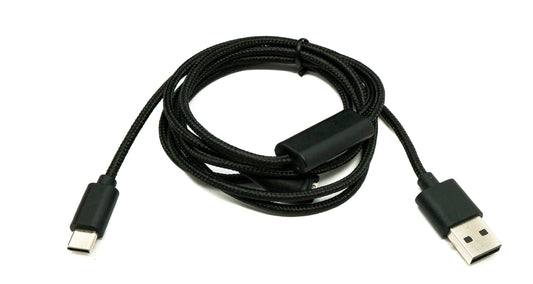 SYSTEM-S USB 2.0 snúra 120 cm Y hleðslusnúra fyrir Garmin Bounce snjallúr í svörtu