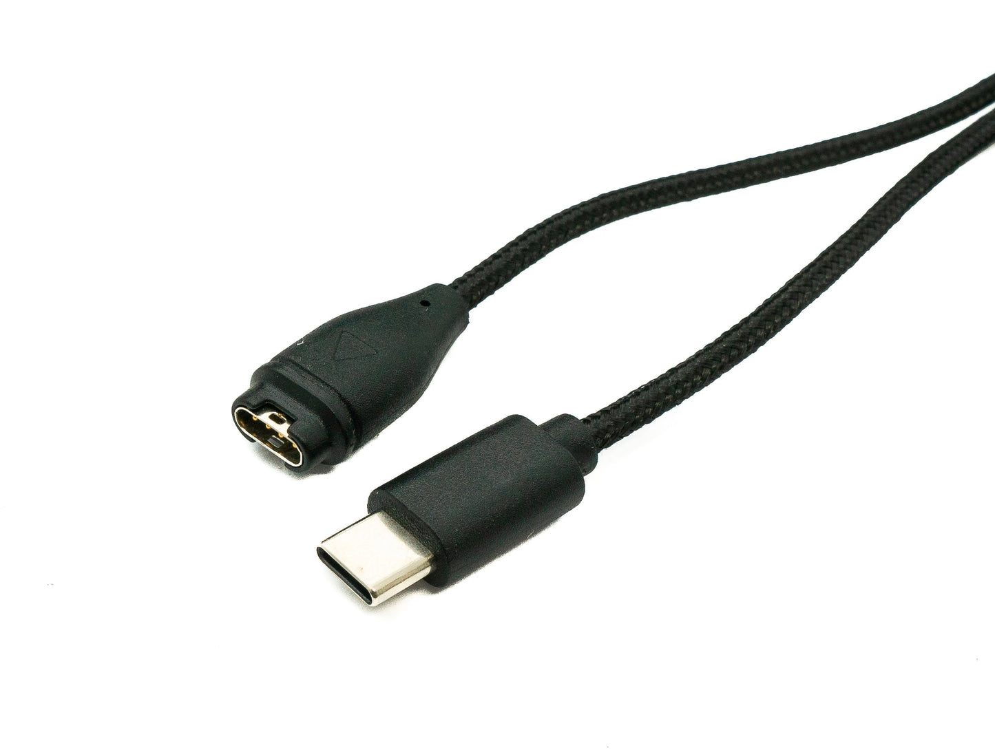 SYSTEM-S USB 2.0 snúra 120 cm Y hleðslusnúra fyrir Garmin Bounce snjallúr í svörtu