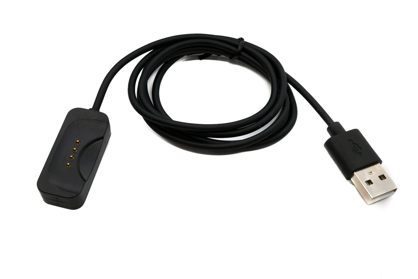 USB 2.0 Kabel 100 cm Ladekabel für OnePlus Watch 2 Smartwatch in Schwarz