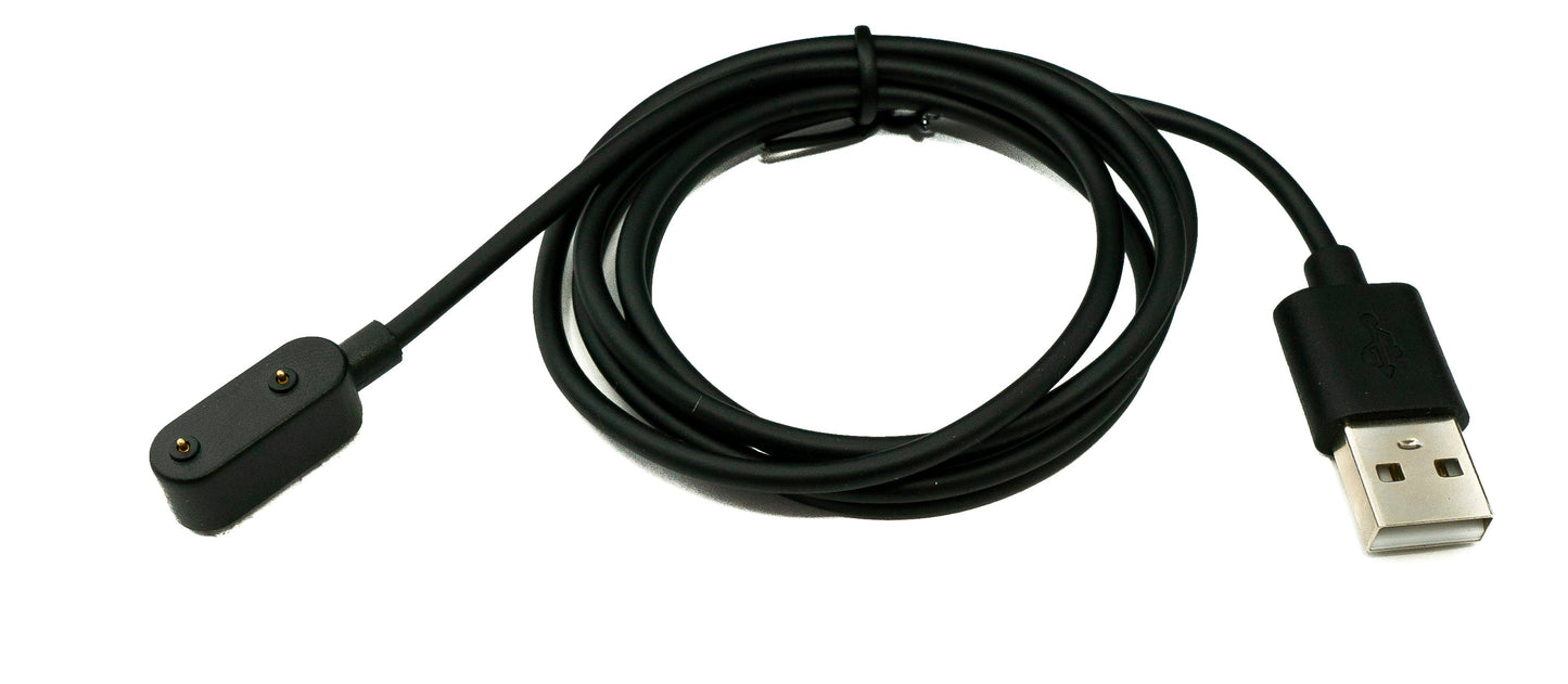 SYSTEM-S USB 2.0 cable 100 cm charging cable for HONOR Band 9 Smartwatch in black