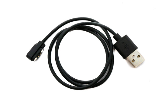 SYSTEM-S USB 2.0 cable 50 cm charging cable for Haylou Watch S8 Smartwatch in black